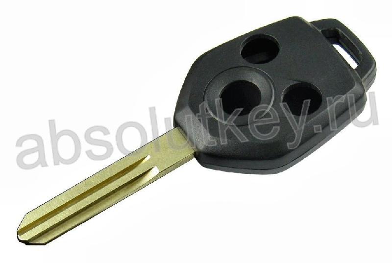 Корпус ключа для Subaru с 3 кнопками, лезвие NSN14