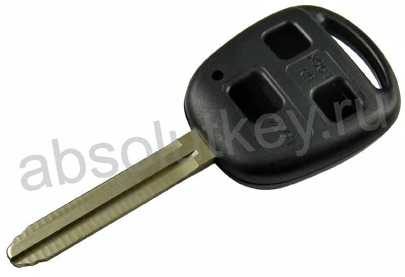 Корпус ключа для Toyota 3 кнопки. TOY43