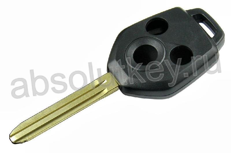 Корпус ключа для Subaru 3 кнопки, TOY43R