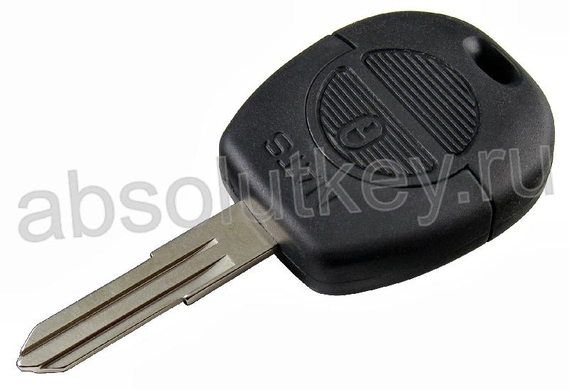 Корпус ключа для Nissan под ремоут и чип OLD 