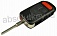 Корпус ключа для Mercedes, 3+1 кнопки HU64
